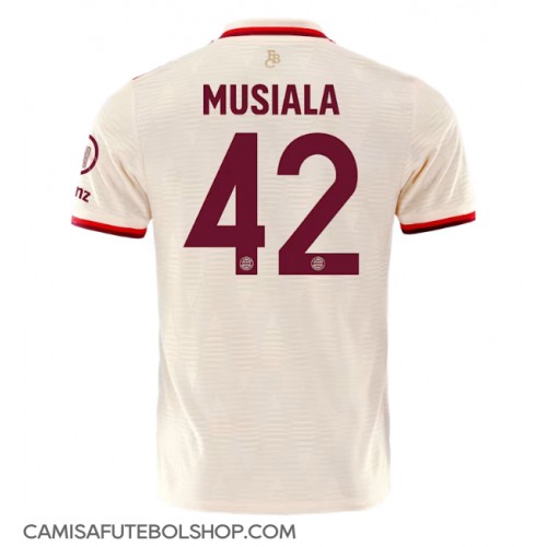 Camisa de time de futebol Bayern Munich Jamal Musiala #42 Replicas 3º Equipamento 2024-25 Manga Curta